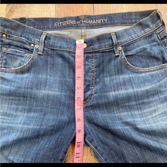 Citizens of Humanity Dark Blue Men's Straight Jeans - Picture 8 of 9